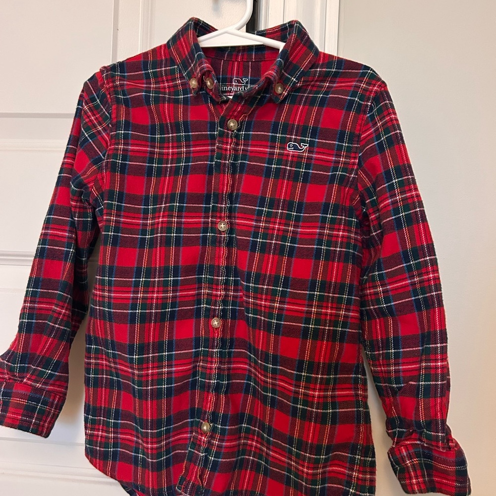 Vineyard Vines plaid LS